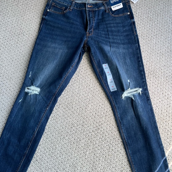 Old Navy Denim - Old Navy Mid-Rise Super Skinny Jeans - Blue